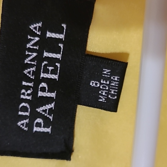 Adrianna Papell cotton dress sz 8 - Picture 2 of 5